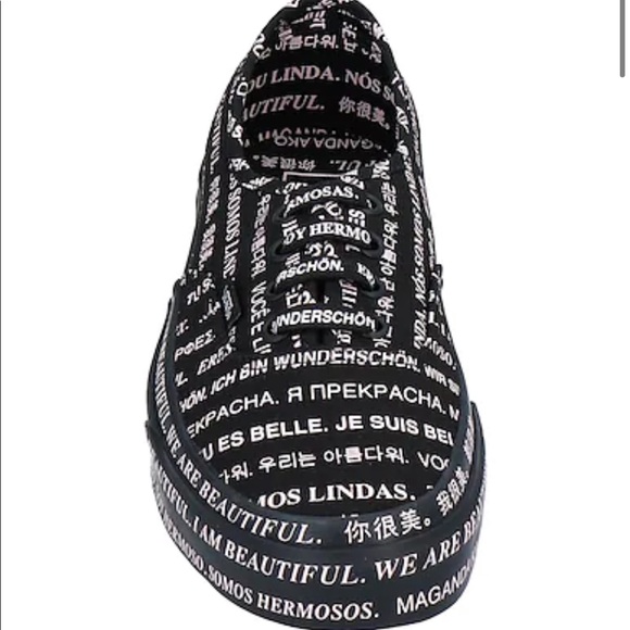 NWT VANS We Are Beautiful Black Sneakers - Picture 5 of 5